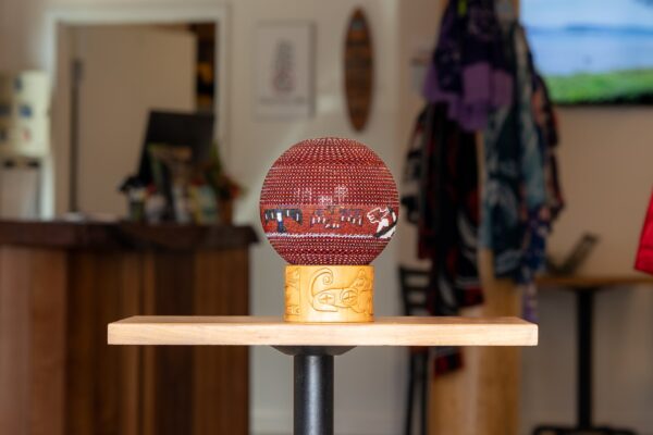 Beaded Japanese Glass Orbe by Elizabeth George