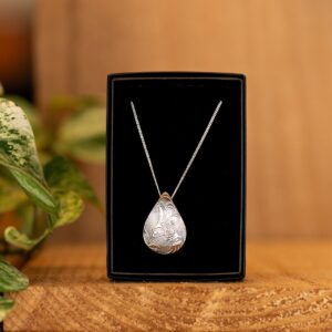 Hummingbird Teardrop Pendant by Bill Helin